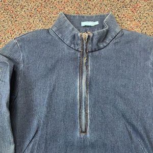 J. McLaughlin long sleeve stretch denim dress